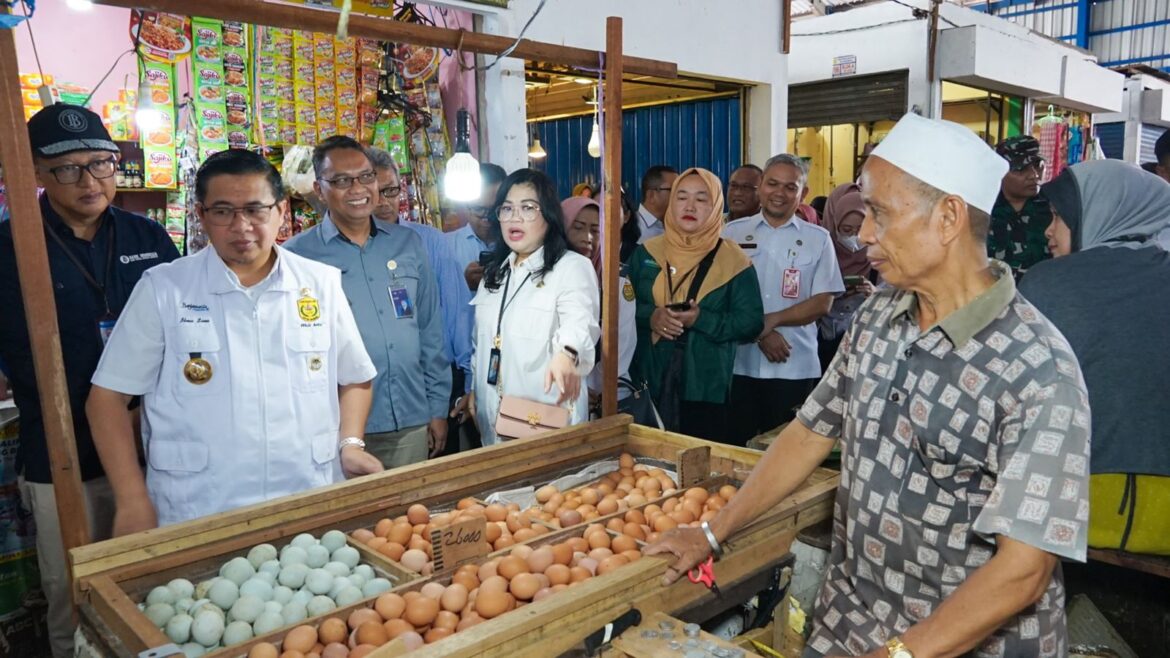 Wali Kota Banjarmasin, Ibnu Sina, Pantau harga sembako di pasar tradisional di Banjarmasin