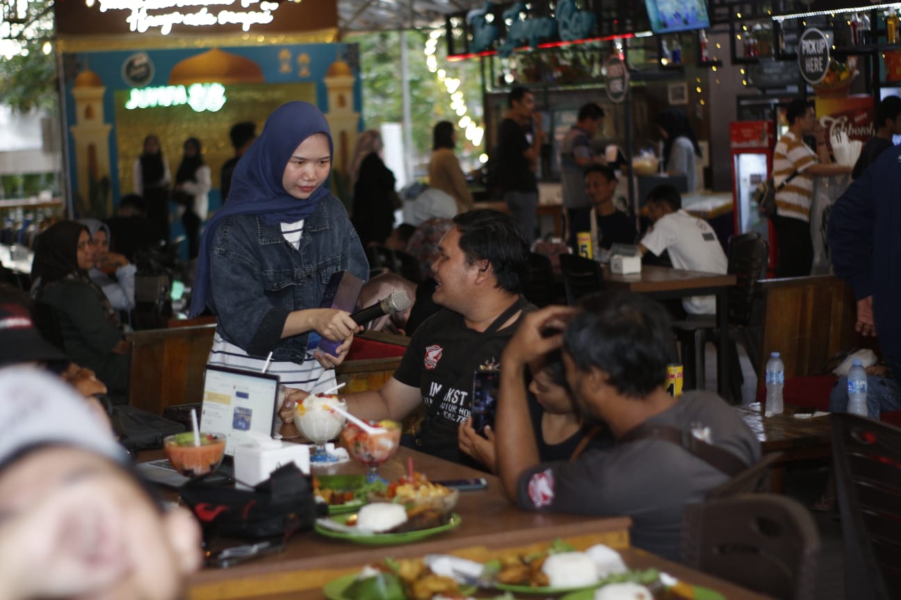 Buka Puasa Bersama di venue Jumpa Square di Jalan Belitung Darat Banjarmasin