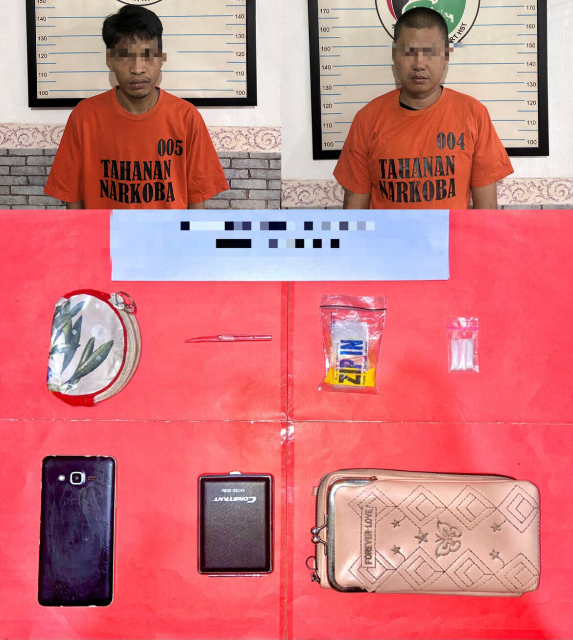 Pelaku dan Foto Barang Bukti