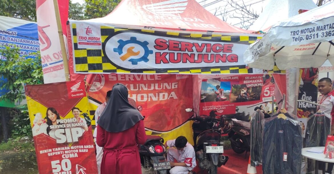 Menyediakan layanan servis kunjung untuk masyarakat dan para karyawan yang bekerja di Kantor Kecamatan Banjarmasin Selatan (foto:istimewa)