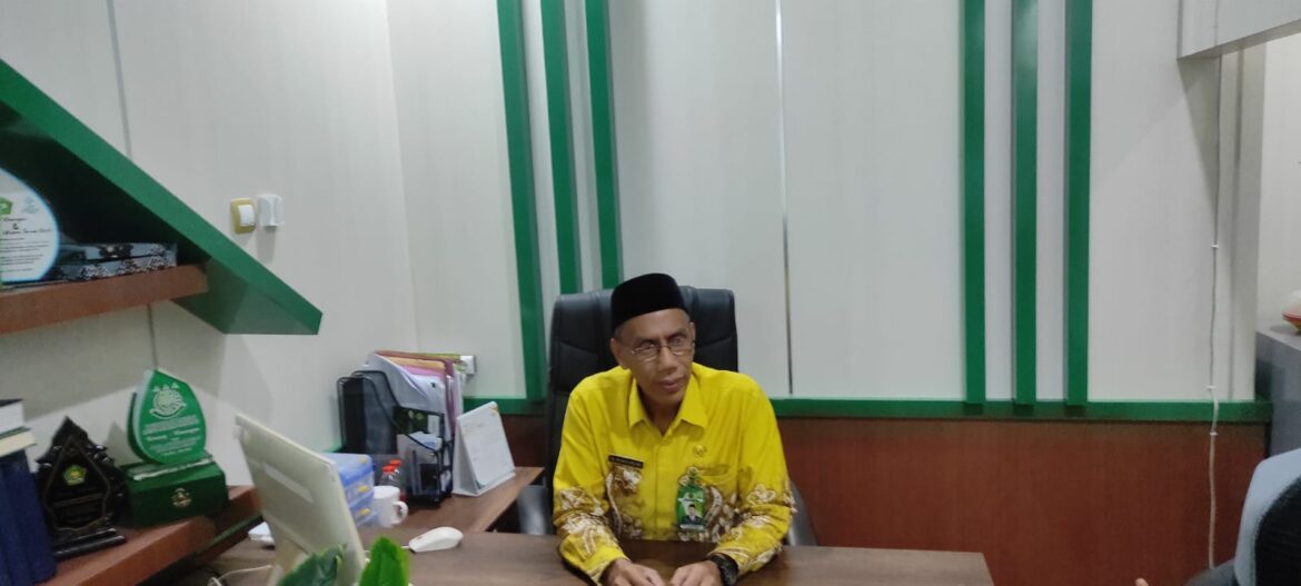 Kepala Kementerian Agama Kabupaten HST HM Rusdi Hilmi.(foto : yufanata/brt)
