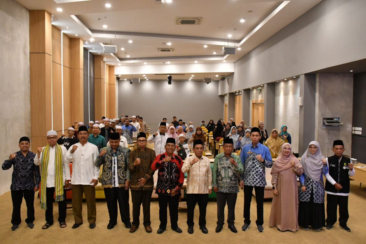 Kafilah Kota Banjarmasin untuk persiapan MTQ di Tapin mendatang.