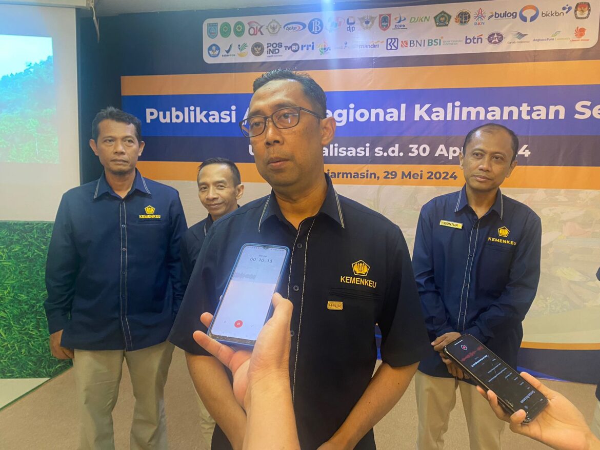 Keterangan Pers Kepala Kanwil Dj Pembendaharaan Kalsel, Syafriadi, dalam publikasi ALCo Regional Kalimantan Selatan.