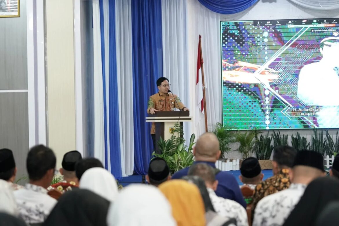 Bupati Aulia Saat Memberikan Sambutan