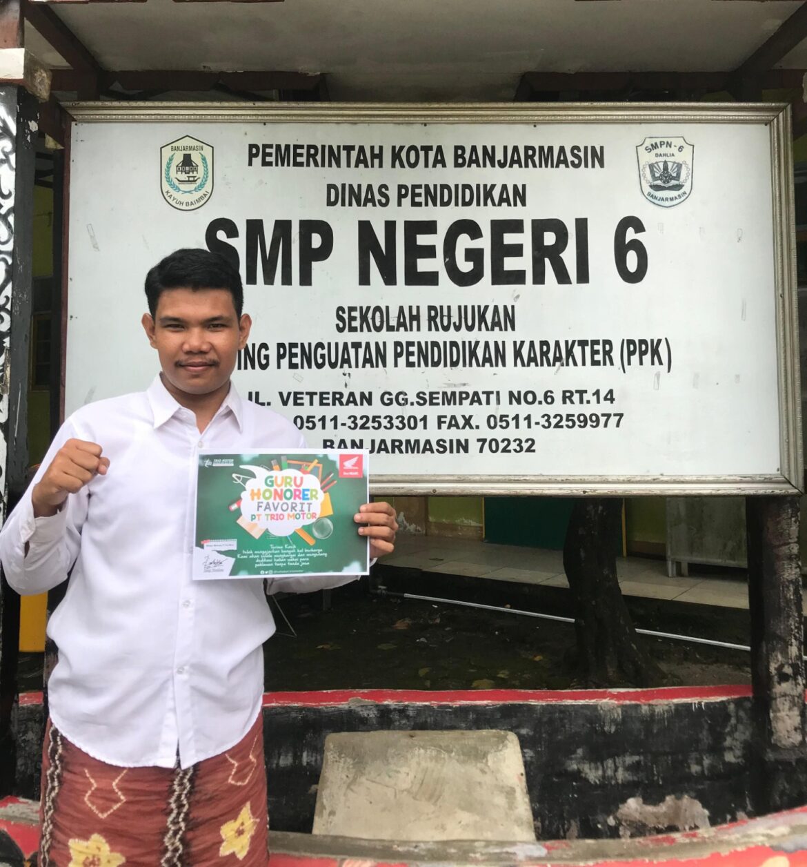 Salah Satu Pemenang Program Apresiasi Guru Honorer 2024
