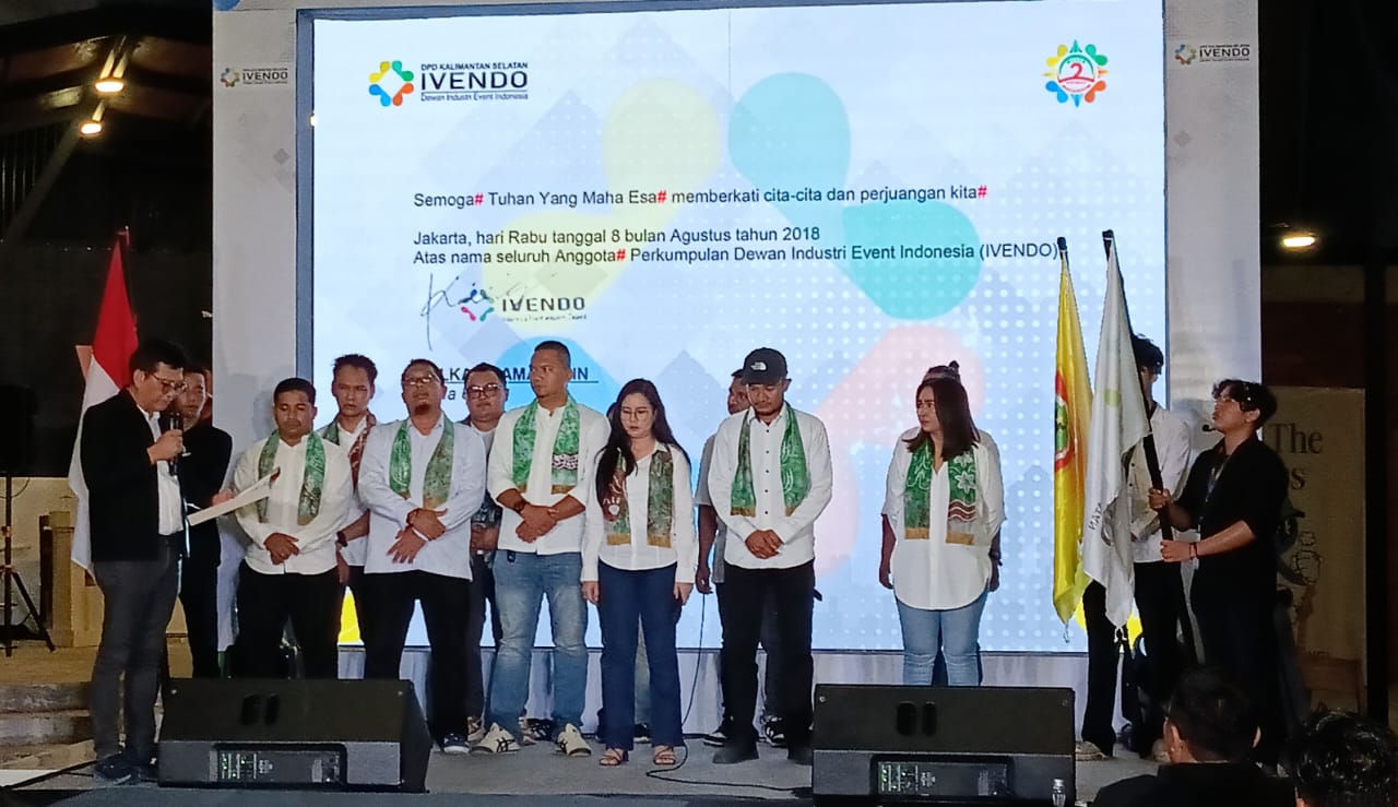 Pelantikan DPD IVENDO Kalsel Masa Bakti 2024-2027 digelar di Wetland Square Banjarmasin