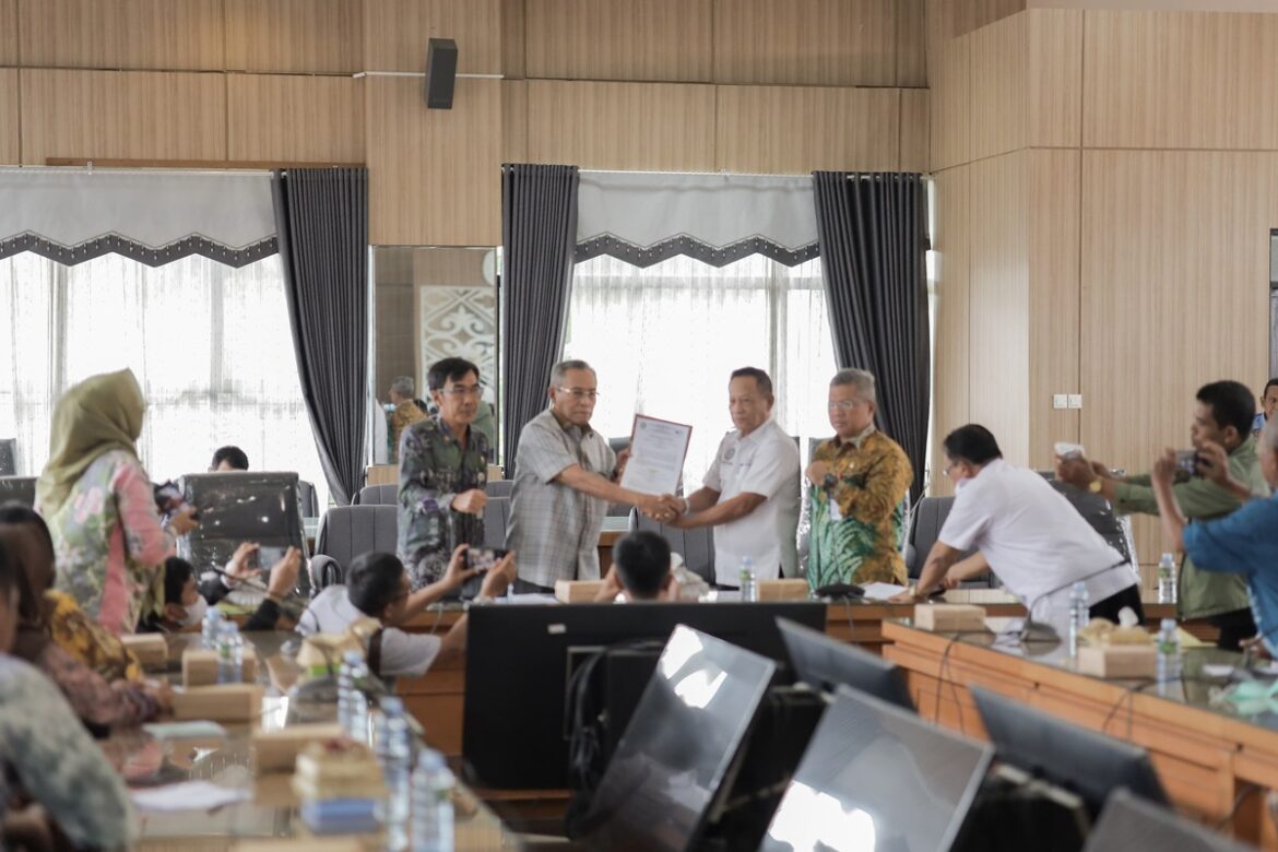 DPRD Provinsi Kalsel menggelar audensi dengan KSPSI Kalsel dan KSBS Kalsel yang menyampaikan penolakan terhadap Tapera.(foto : humasdprdkalsel)