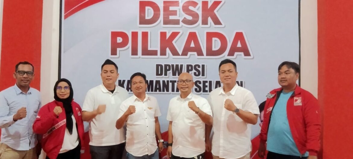 DESK Pilkada DPW PSI Provinsi Kalimantan Selatan (foto:baritopost)