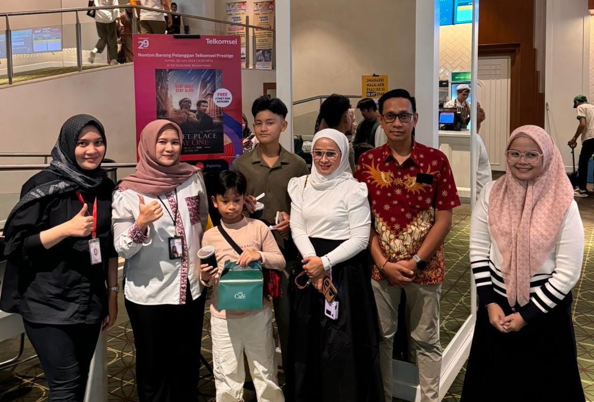 Telkomsel menggelar acara nonton bareng (nobar) A Quite Place Day One (foto:istimewa)
