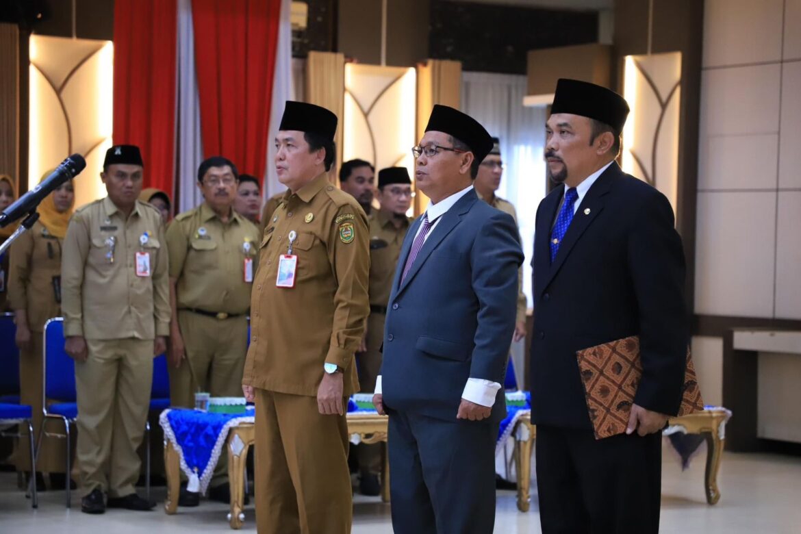 Pelantikan jabatan tingkat pratama lingkup Pemko Banjarmasin.