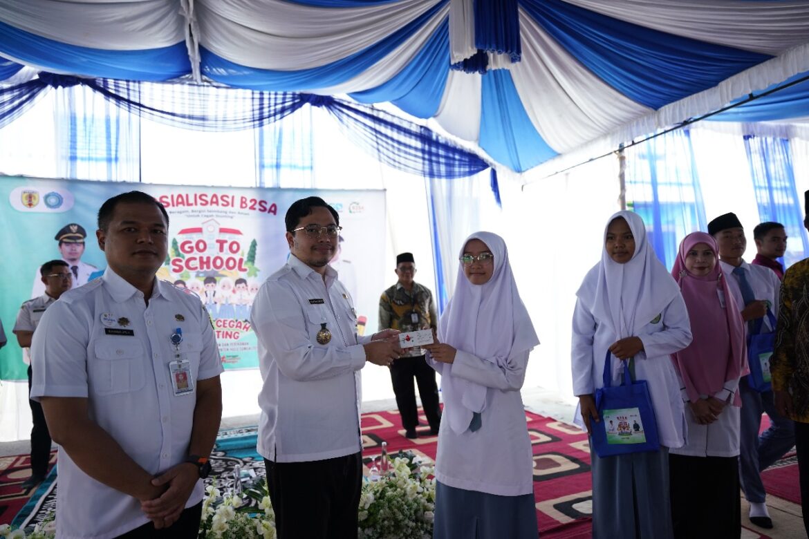 Bupati Aulia Sosialisasikan B2SA di Sekolah MAN 2 HST