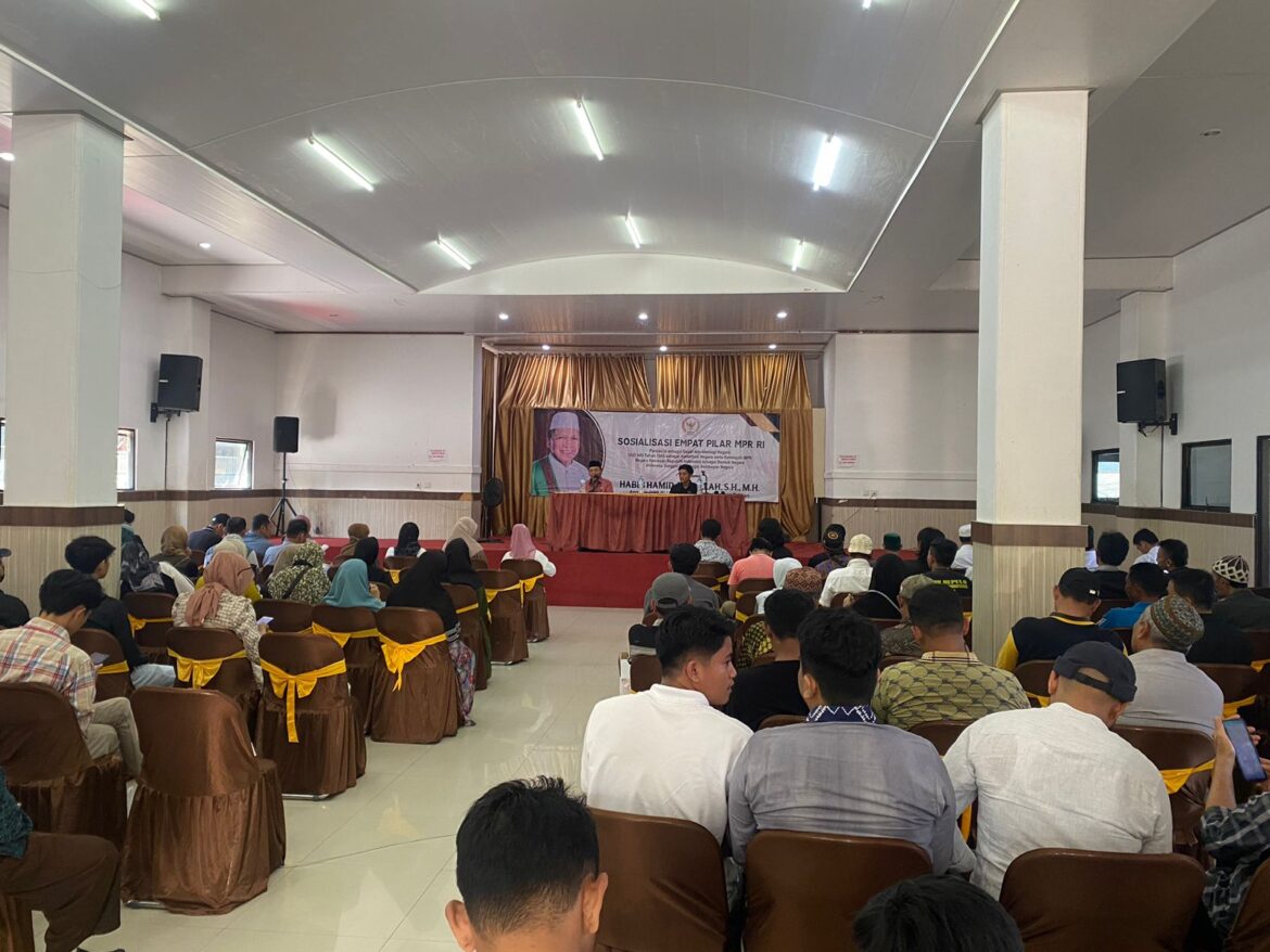 Kegiatan sosialisasi empat pilar MPR RI di Banjarmasin.