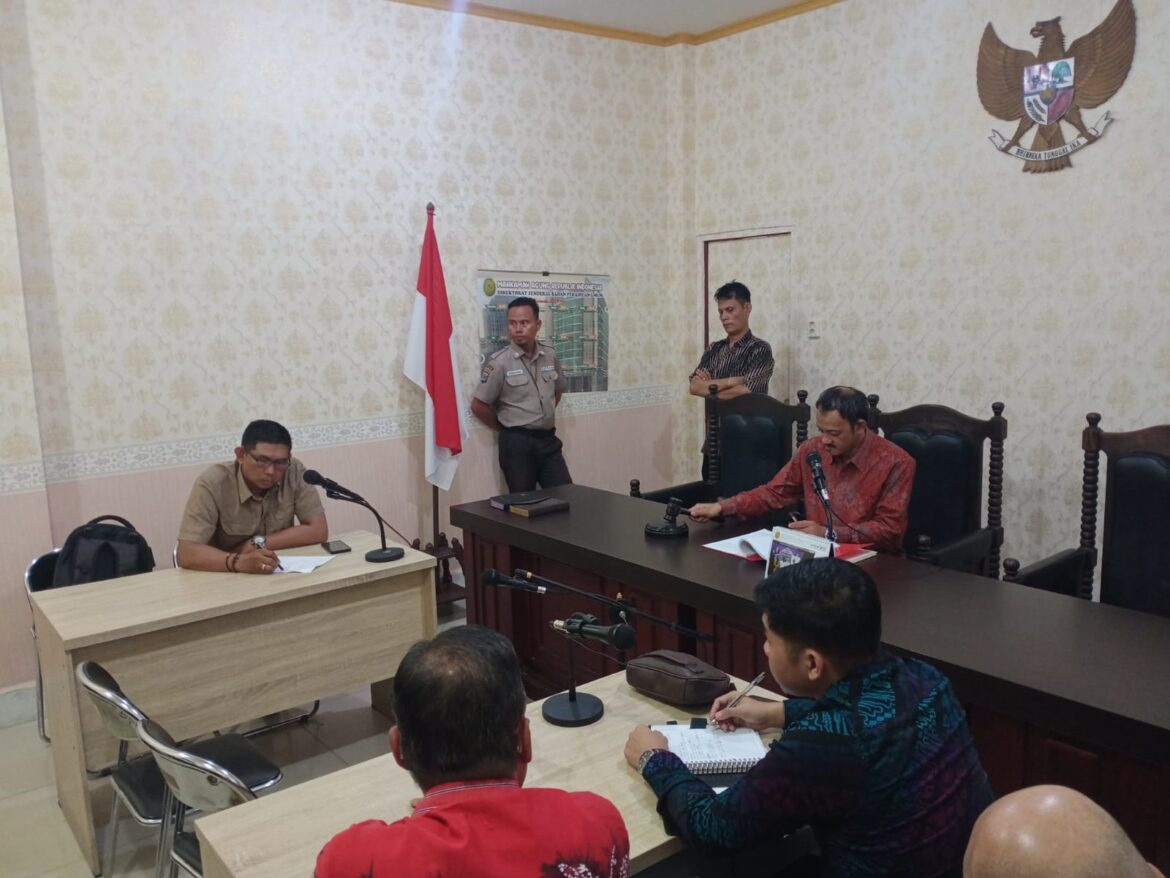 Sidang putusan kasus penusukan siswa SMAN 7 Banjarmasin di Pengadilan Negeri (PN) Banjarmasin beberapa waktu lalu.