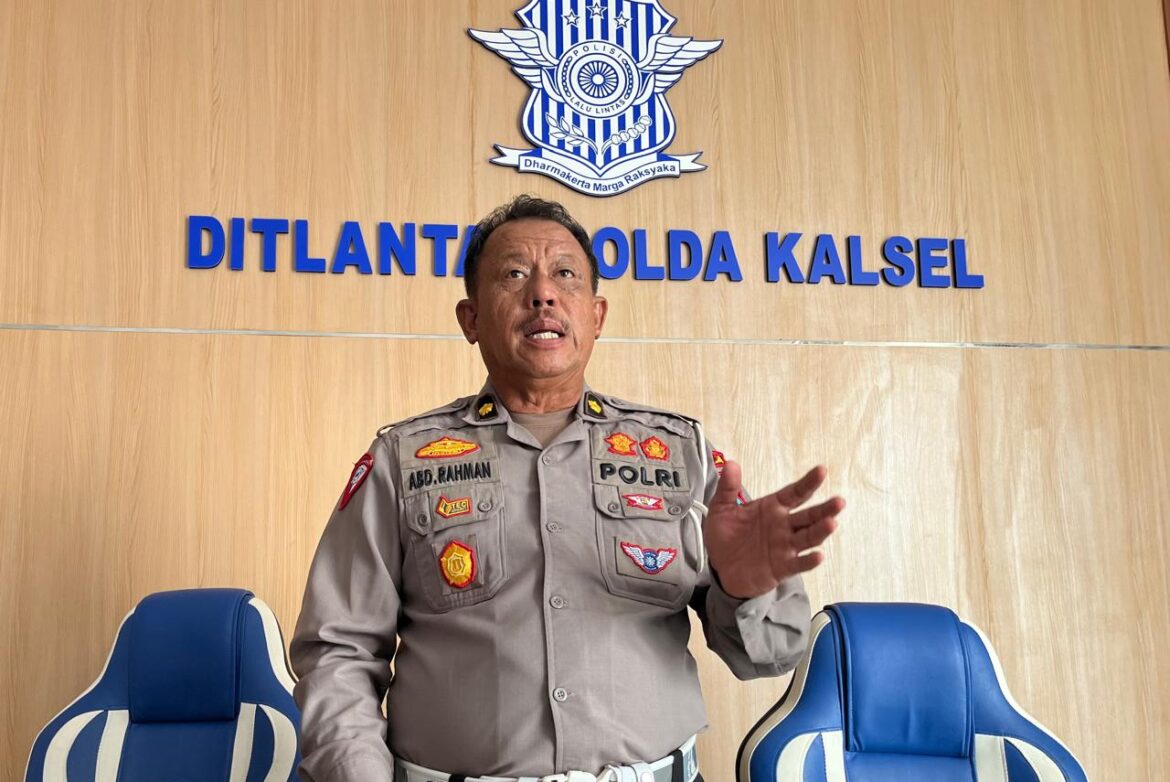 PS Kabag Bin Opsnal Ditlantas Polda Kalsel, Kompol Abd Rahman (Foto Iman Satria )