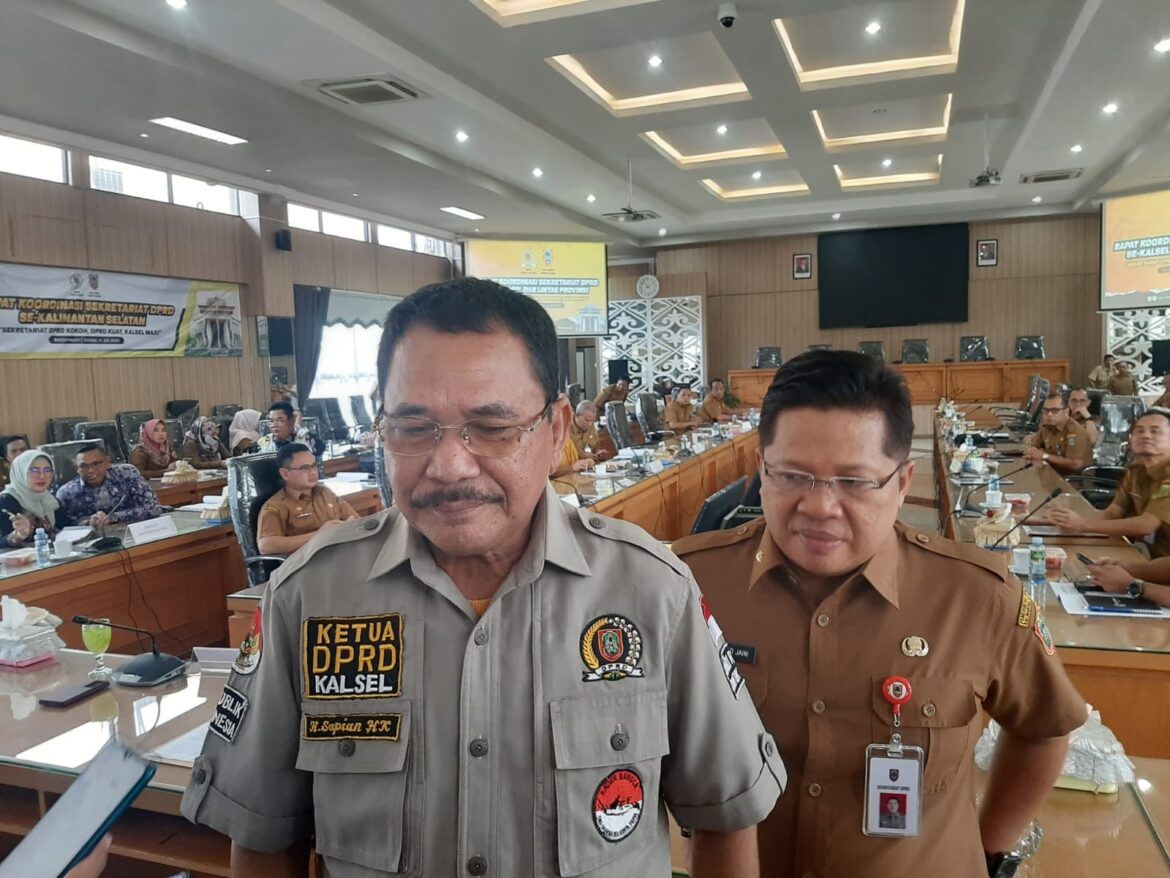 Ketua DPRD Provinsi Kalsel DR (HC) H Supian HK, SH, MH dipastikan kembali menempati posisinya sebagai orang nomor satu di Rumah Banjar.(foto : ist)