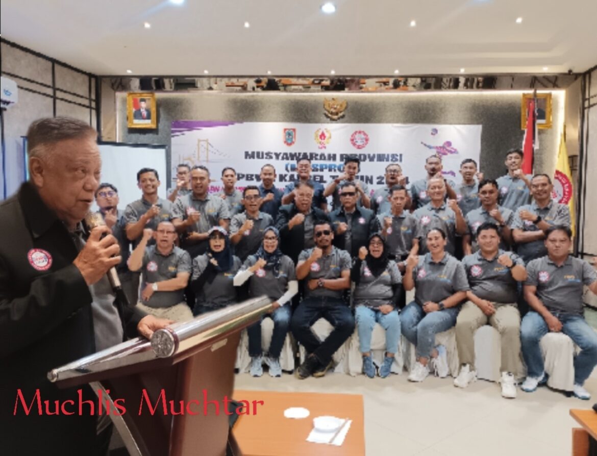 Kegiatan Musprov PBVSI Kalsel 2024, Sabtu (6/7/2024) di Hotel Rodhita Banjarmasin. (foto: Tolah/brt)