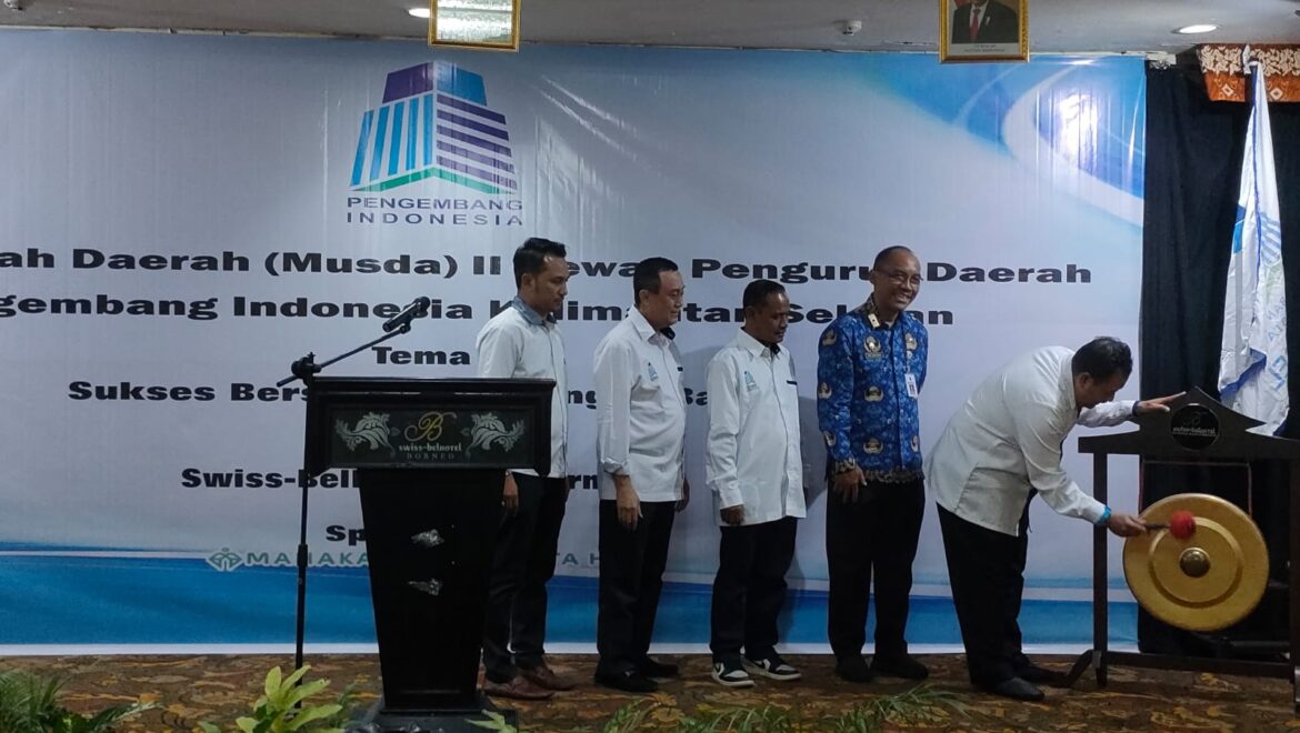 Musda II DPD Pengembang Indonesia (PI) Kalimantan Selatan (Kalsel) Dibuka di Banjarmasin (foto:istimewa)