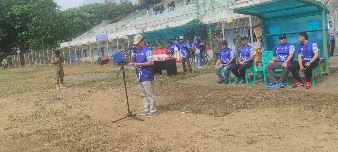 Wabub HST Saat Resmikan Bupati Cup 2024