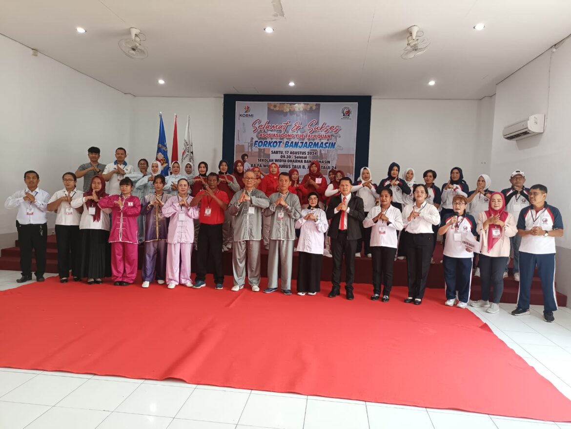 Pengurus Asosiasi Dong Yue Taiji Quan Indonesia (ADYTI) Banjarmasin sukses menggelar Festival Olahraga Kota (Forkot)