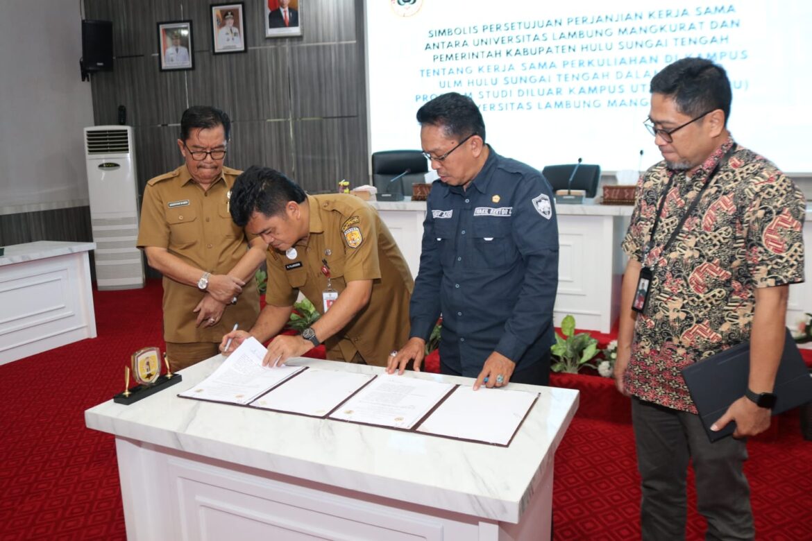 Pemkab HST Teken MuO bersama ULM