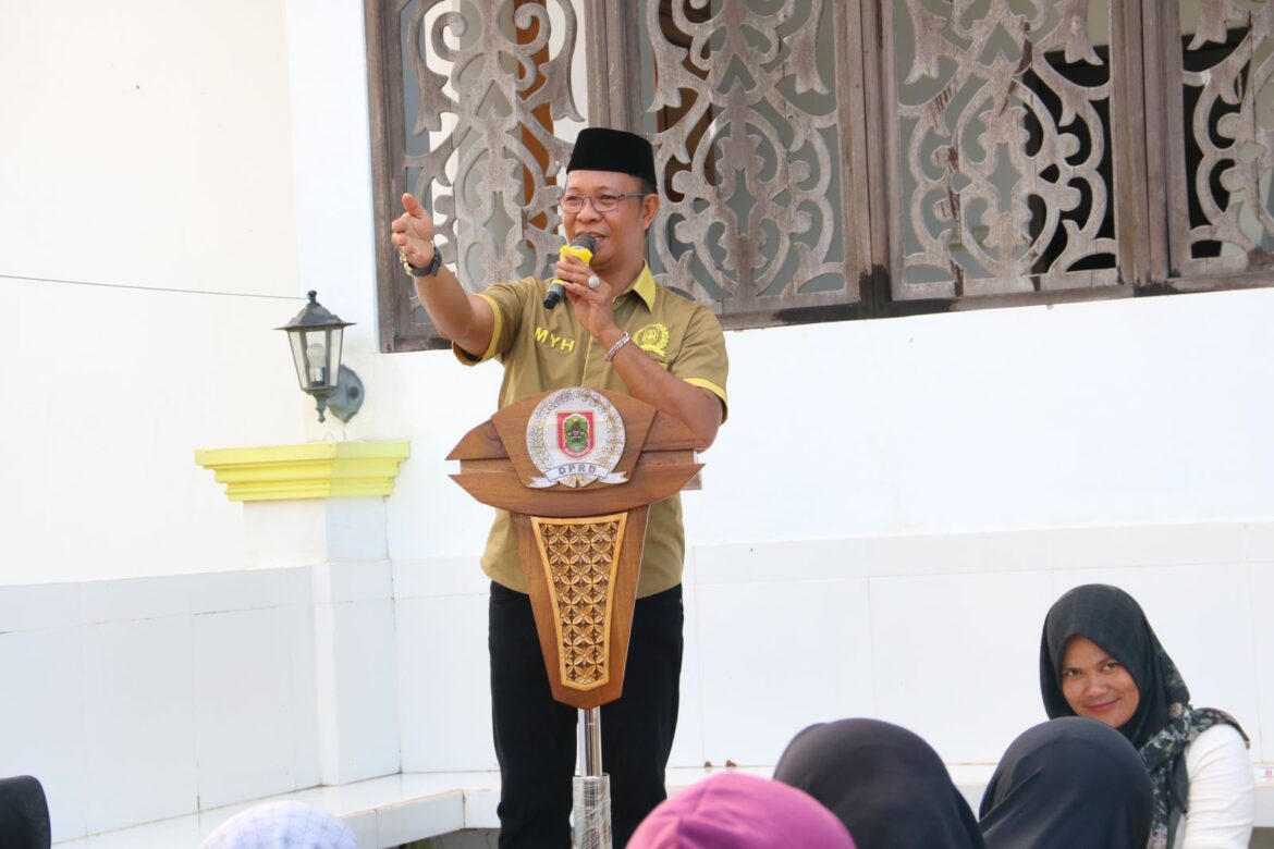 Wakil Ketua Komisi II DPRD Provinsi Kalsel Muhammad Yani Helmi menggelorakan semangat persatuan dan kebersamaan antar bangsa menjelang perayaan HUT ke-79 Kemerdekaan RI.(foto : ist)