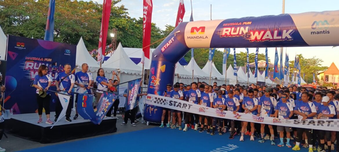 Mandala Fun Run&Walk 2024 di Lapangan Kamboja Kota Banjarmasin (foto:baritopost)