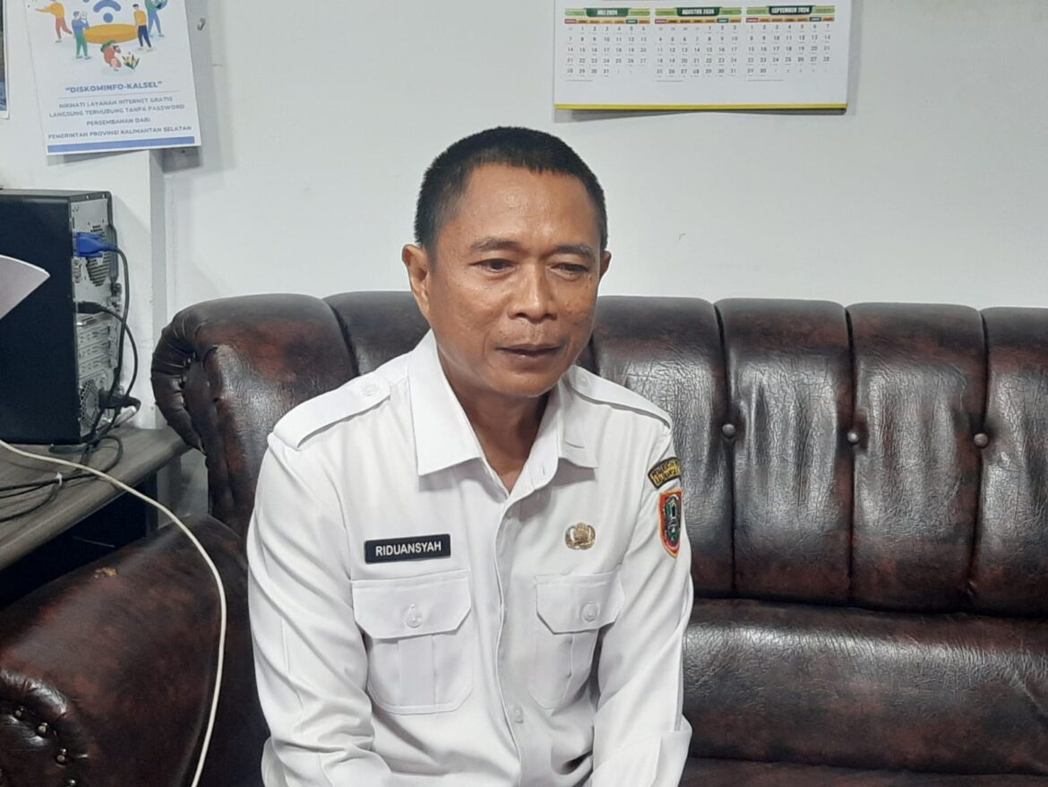Kabag Layanan Aspirasi Sekretariat DPRD Provinsi Kalsel Riduansyah.(foto : ist)