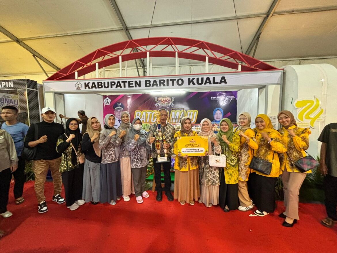 Batola Juara 3 Stand Terbaik Kabupaten di Kalsel Expo 2024