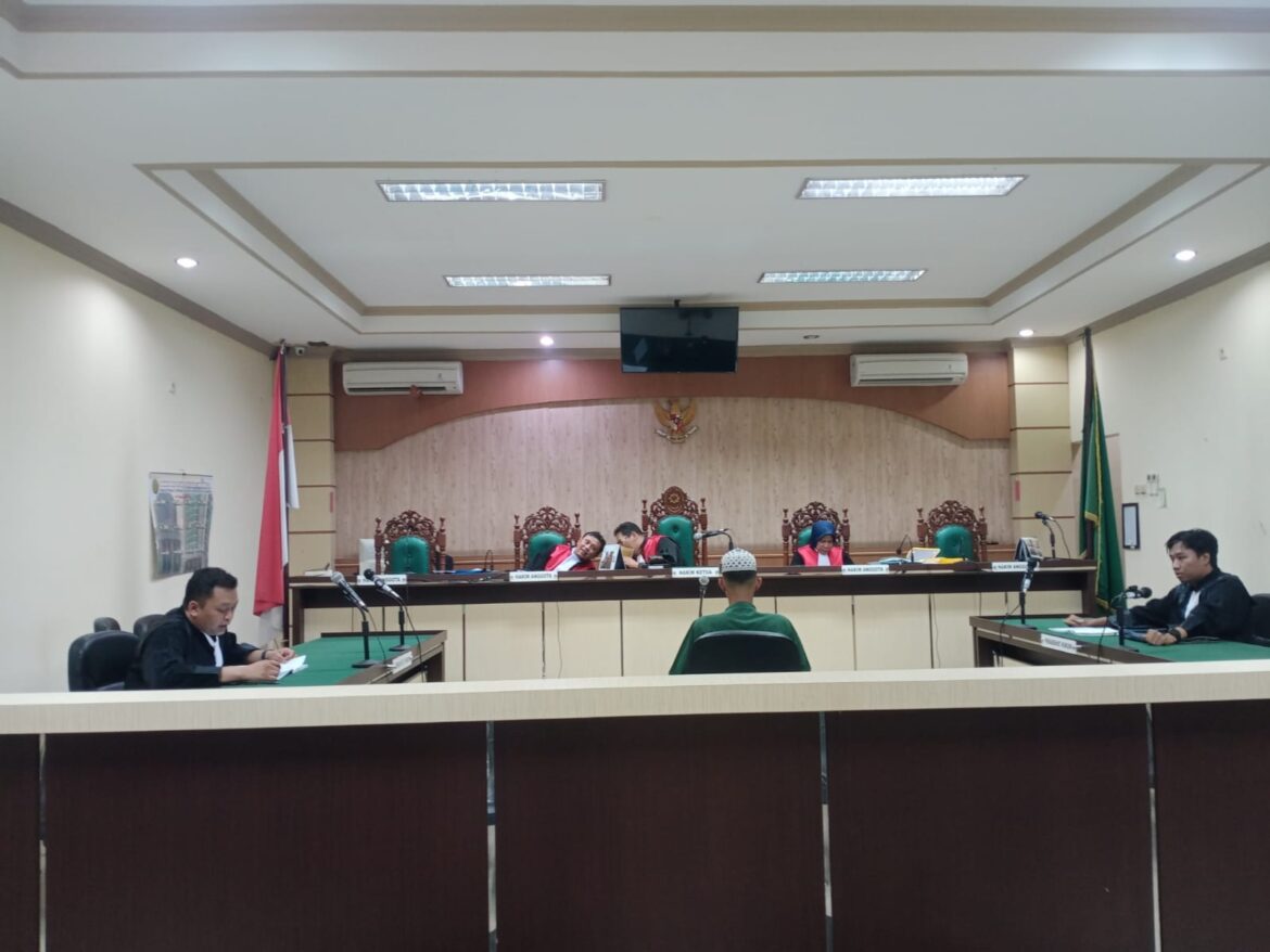 Sidang korupsi honor KPPS Pemilu 2024 di Kelurahan Batu Piring Kecamatan Paringin Selatan Kabupaten Balangan, dengan terdakwa M.Hidayatullah.
