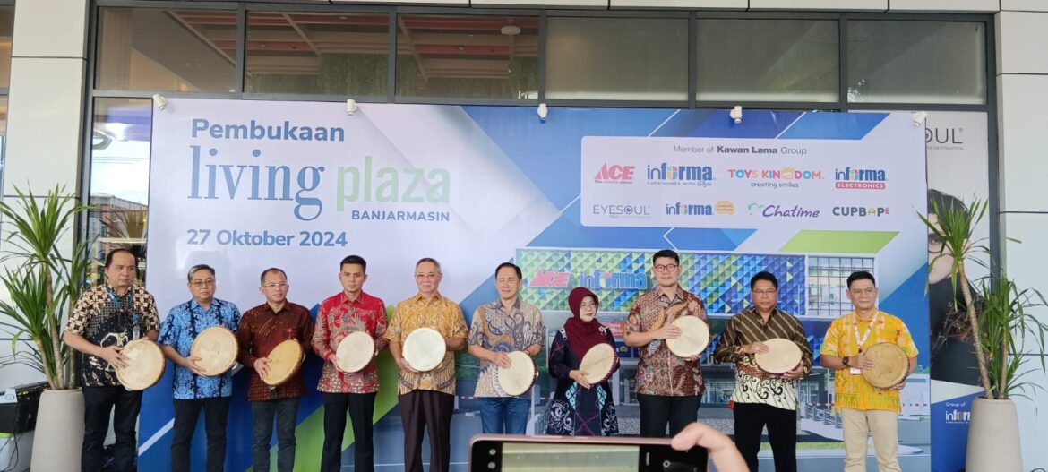 Pembukaan Living Plaza Banjarmasin di Jalan A Yani Km 9,3 Kertak Hanyar, Kabupaten Banjar, Provinsi Kalimantan Selatan (Kalsel) (foto:baritopost)