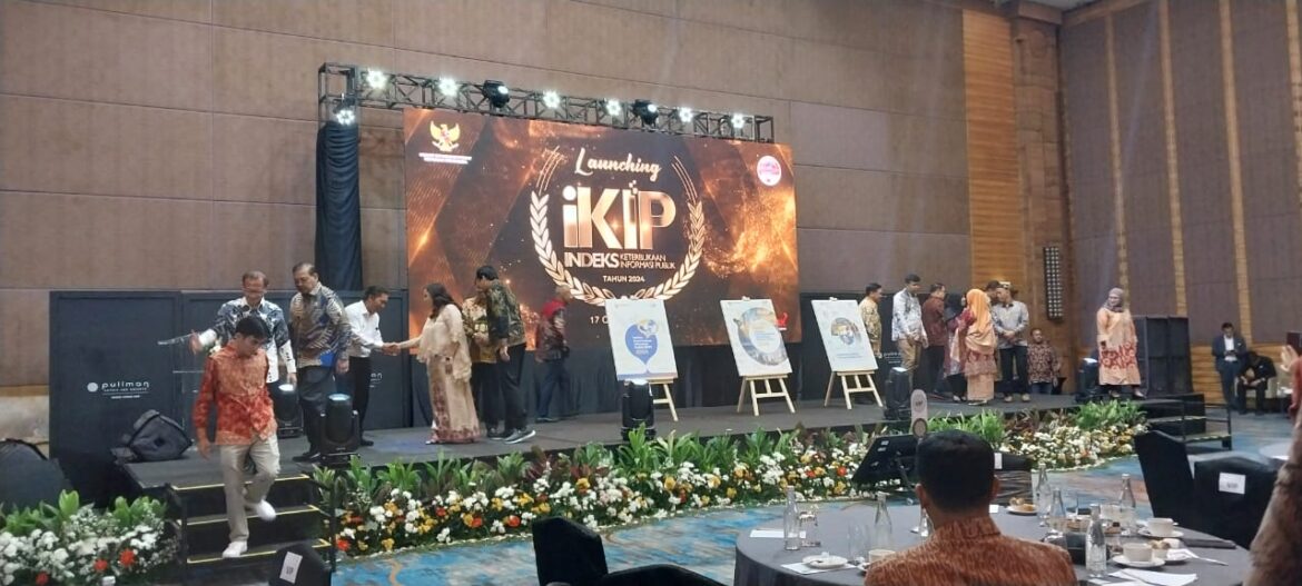 Peluncuran hasil IKIP 2024 oleh Komisi Informasi (KI) Pusat di Jakarta, Kamis (17/10/2024).(foto: dok. Diskominfo Kalsel).