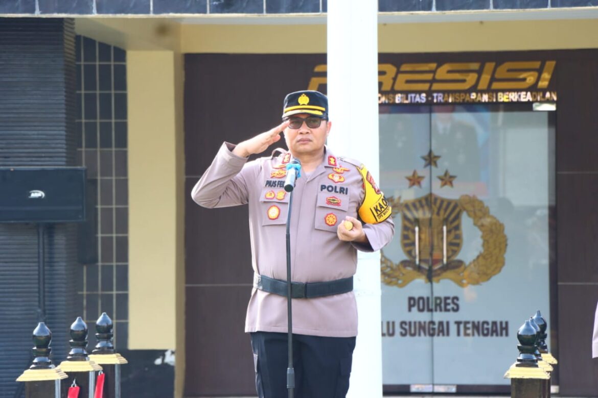 AKBP Pius X Febri Aceng Loda Pimpin Apel Operasi Zebra Intan 2024