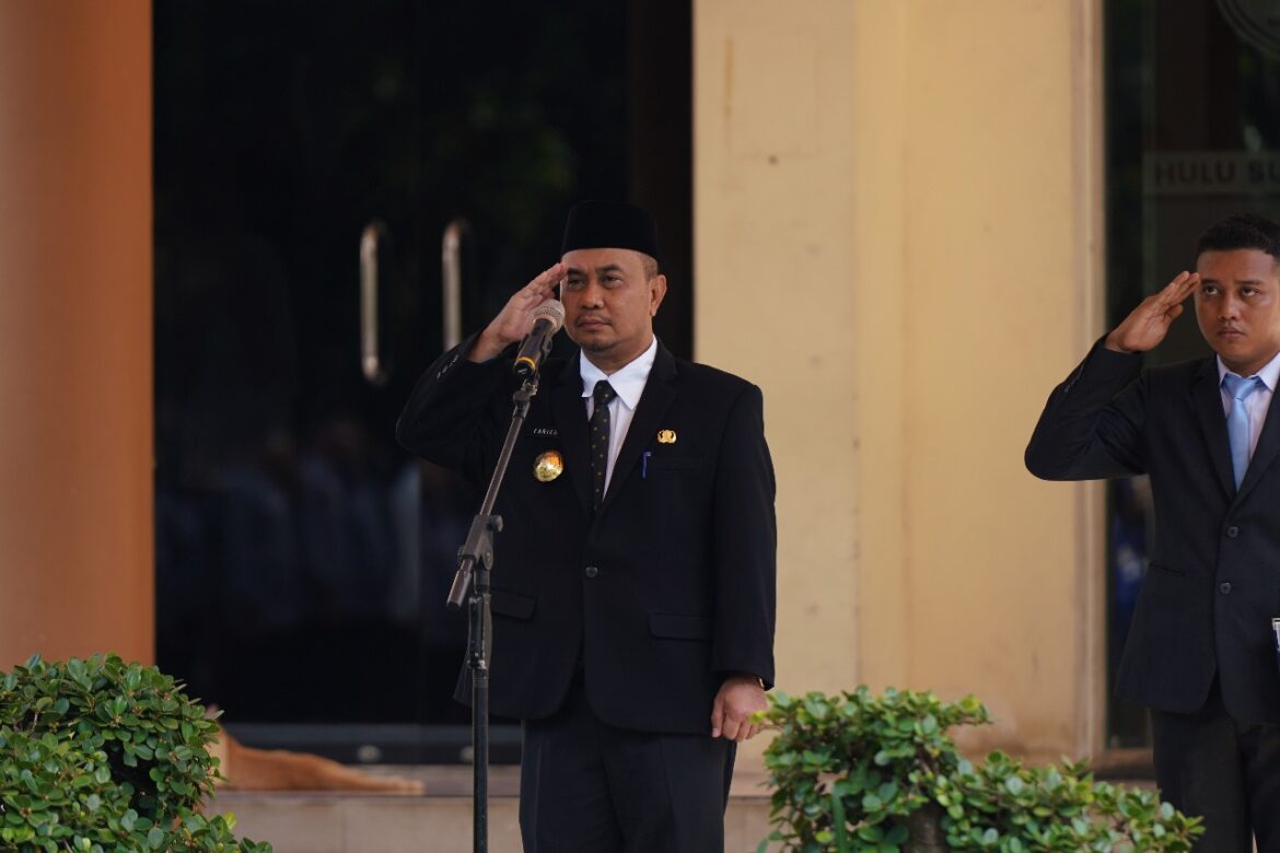 Pjs Bupati HST, Pimpin Apel Hari Sumpah Pemuda