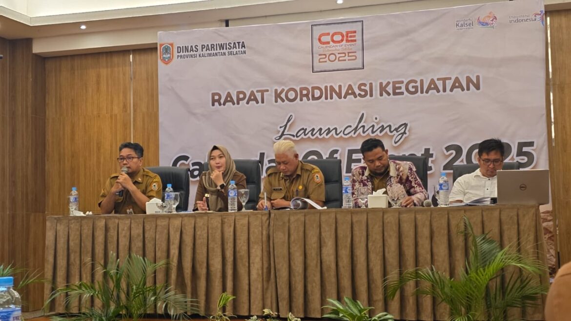 Rapat persiapan Calendar of Events 2025  di Banjarmasin, Selasa (8/10/2024).(foto: ist).