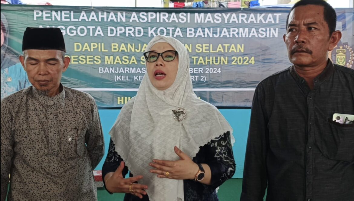 Reses Anggota Dewan Perwakilan Rakyat Daerah (DPRD) Kota Banjarmasin Hilyah Aulia