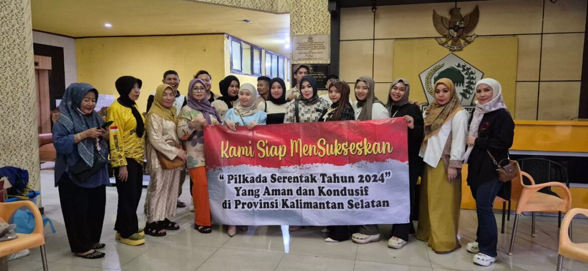 Simpatisan dan kader turut ikut mensukseskan Pemilihan Kepala Daerah (Pilkada) 2024 di Banua