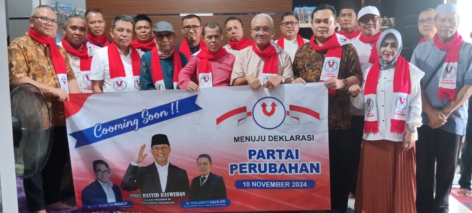 Partai Perubahan Kalimantan Selatan Menyongsong Persiapan Deklarasi dengan Rapat Konsolidasi 