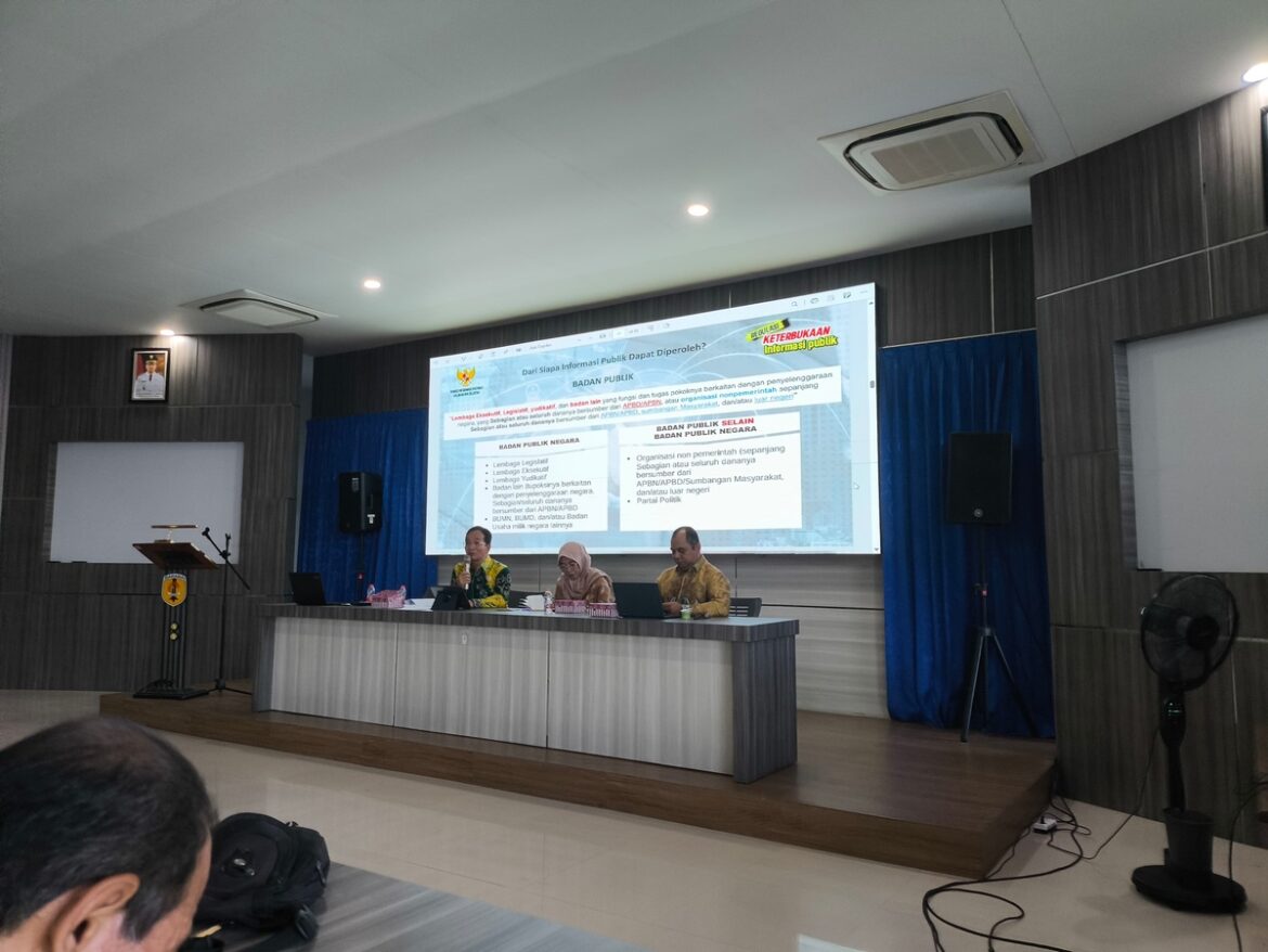 Sambutan Kepala Dinas Kominfo HST (foto Yufa)