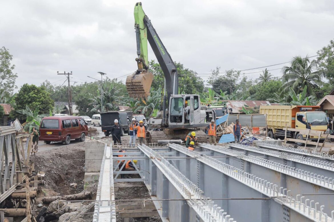 Jembatan Sei Atanik Mataraman Diharapkan Bisa Dilewati Saat Haul Guru Sekumpul