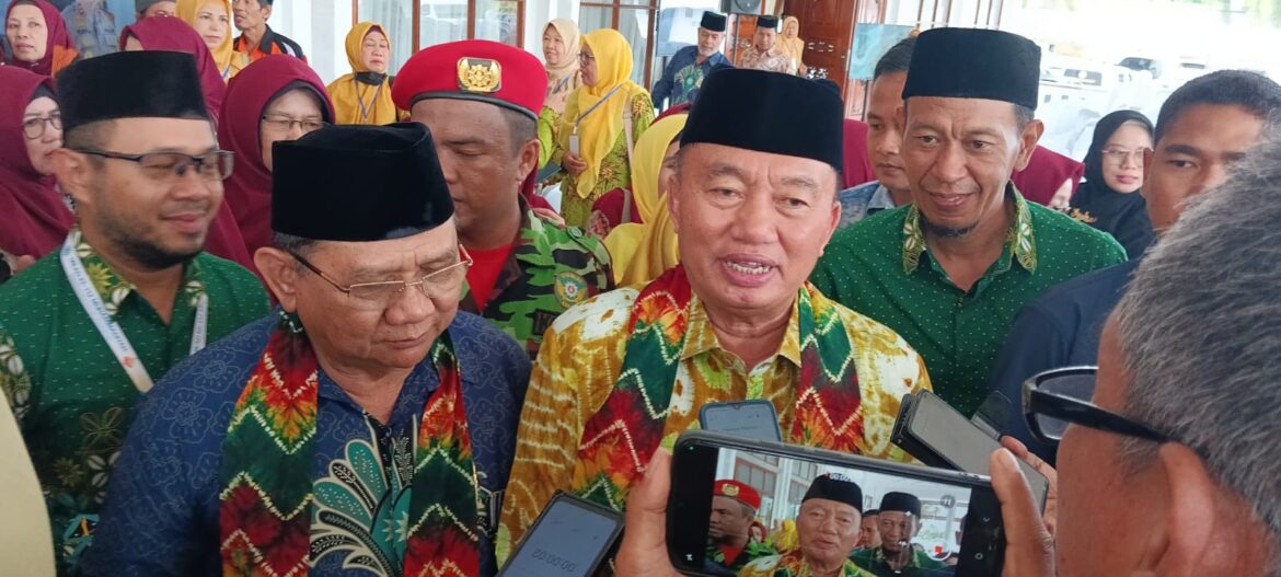Gubernur Kalsel H Muhidin Saat Menghadiri Milad ke-112 Muhammadiyah di Gedung Mahligai Pancasila Banjarmasin (foto:baritopost)