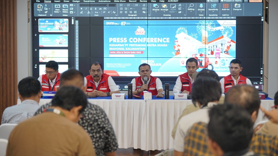Executive General Manager (EGM) PT Pertamina Patra Niaga Regional Kalimantan Alexander Susilo dalam keterangan persnya