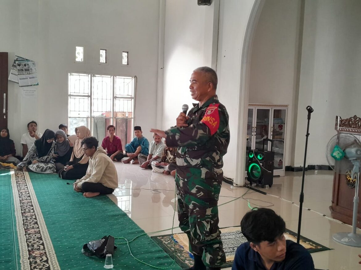 Sambutan Babinsa Sanu (Humas Kodim)