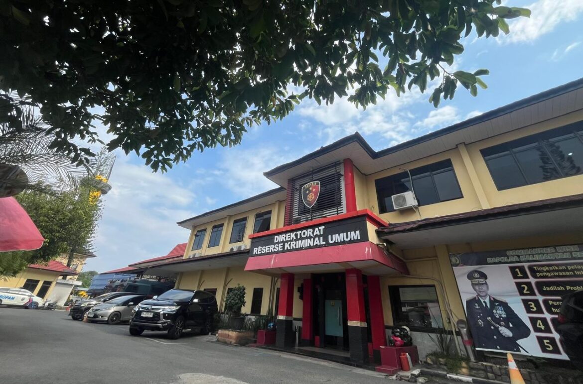 Kantor Ditreskrimum Polda Kalsel (Foto : Iman Satria)