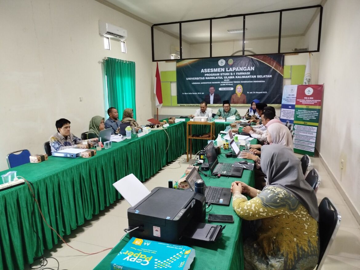 Asesmen lapangan program studi S-1 Farmasi Unukase.