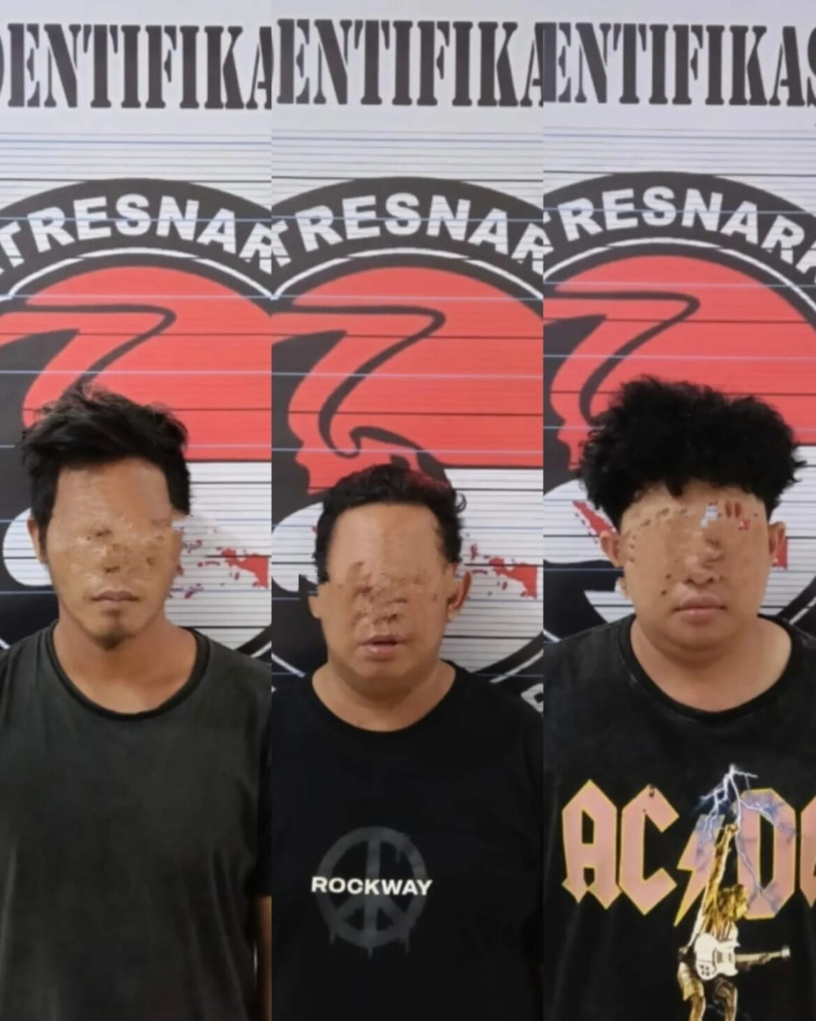 Tiga Pelaku Asal Kelayan A Digulung Sat Narkoba Polresta Banjarmasin, Senin (3/3/2025). (foto: istimewa)