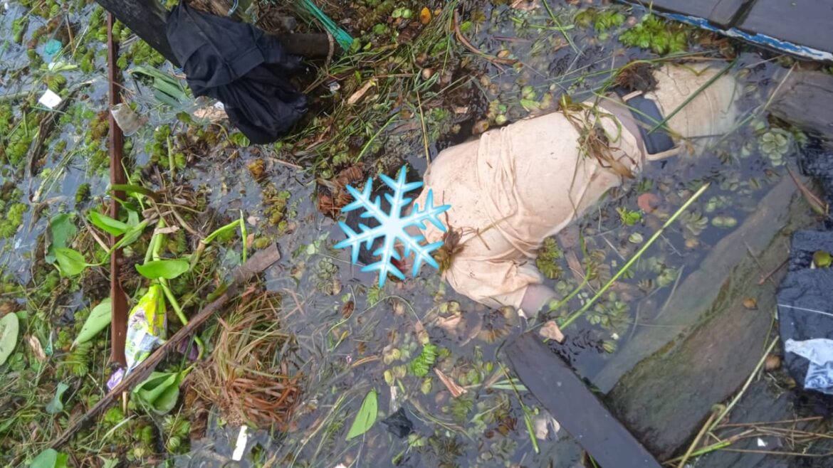 Korban Tenggelam, di Sungai Alalak Tengah Banjarmasin, Selasa (15/4/2025) pagi. (foto: istimewa)