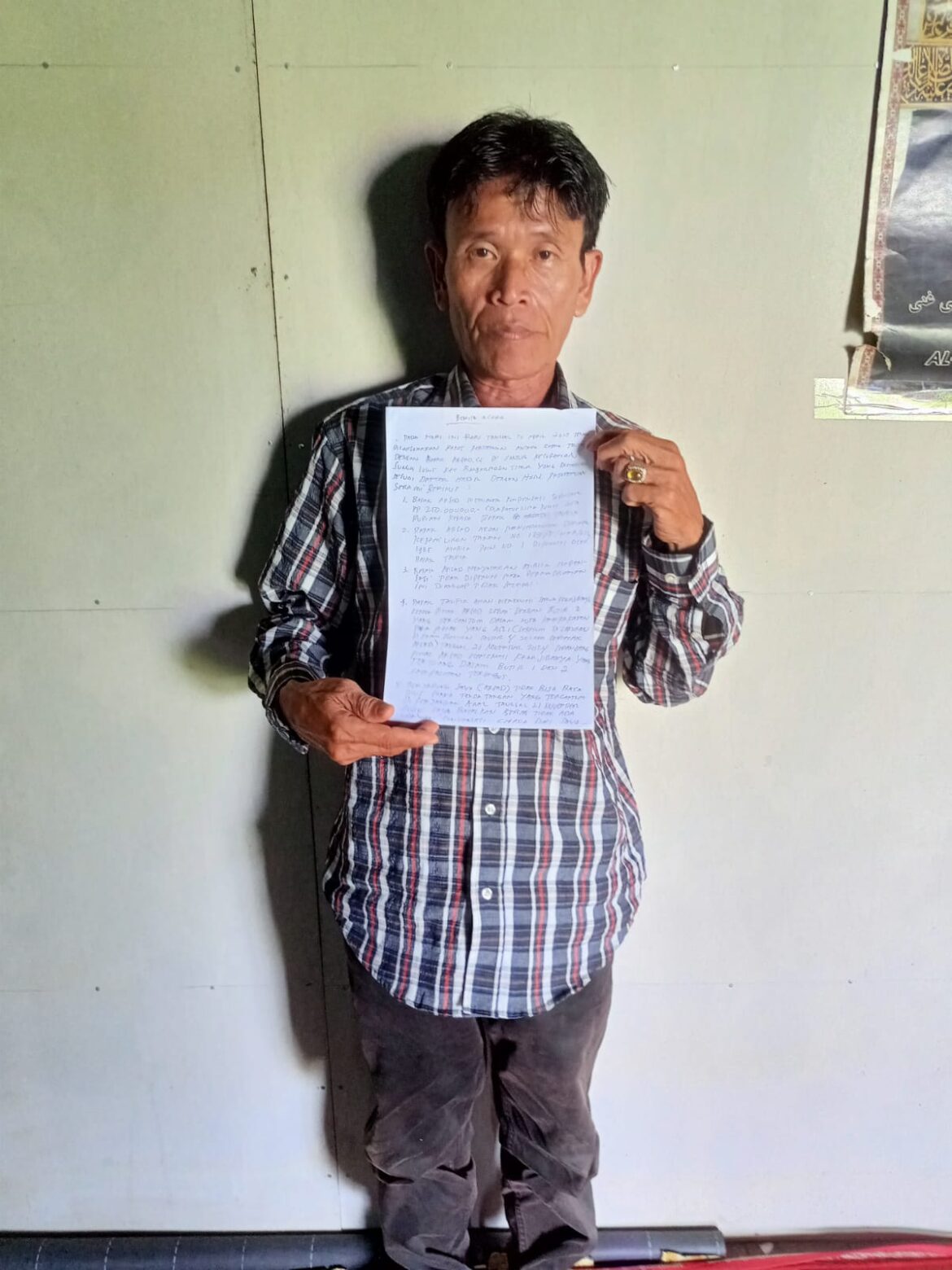 Salah satu pemilik sah tanah SKHMA No. 139/1985, Arsyad (Foto Istimewa)