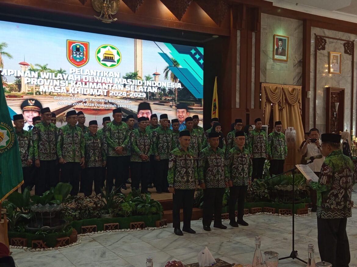 PW DMI Kalsel Dilantik HM Jusuf Kalla