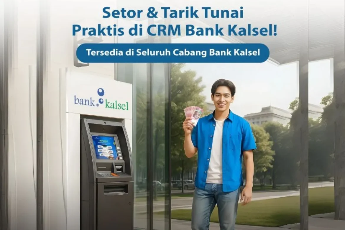 Mesin Tarik Tunai Setor Bank Kalsel