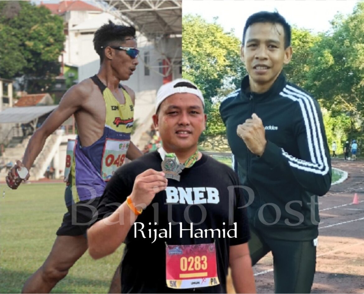 Atlet Atletik yang sedang latihan persiapan Pornas Korpri XVII pada 5-11 Oktober 2025 di Pembang, Sumatra Selatan (Sumsel). (foto: Tolah/brt)